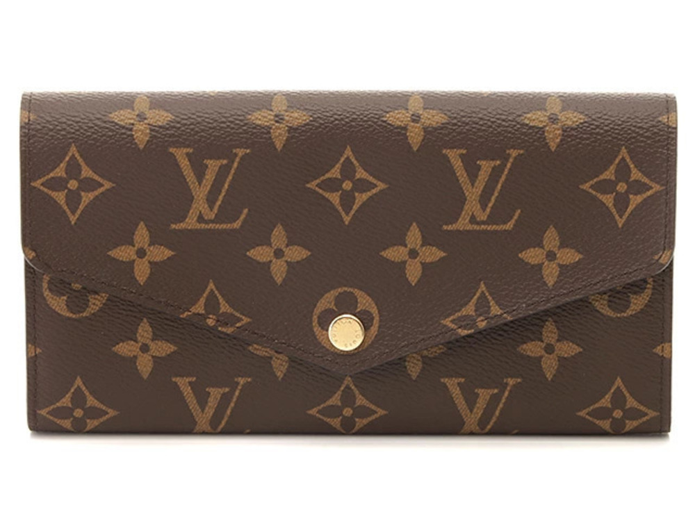 LOUIS VUITTON Portefeuille Sarah Monogram Brown Bi fold Wallet